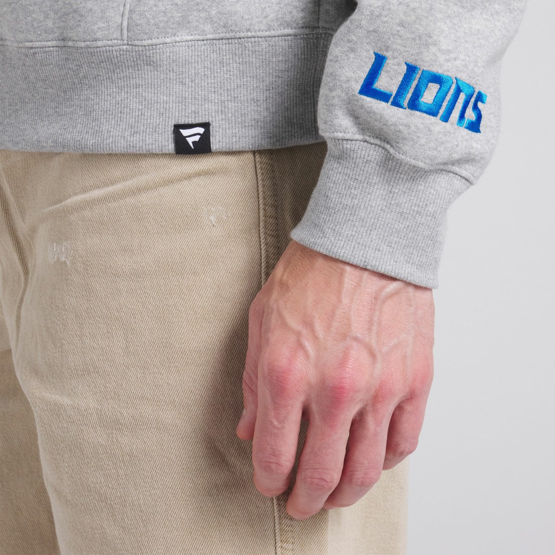 Detroit Lions Legacy Fleece Pullover Hoodie Heather Gray | Fanatics
