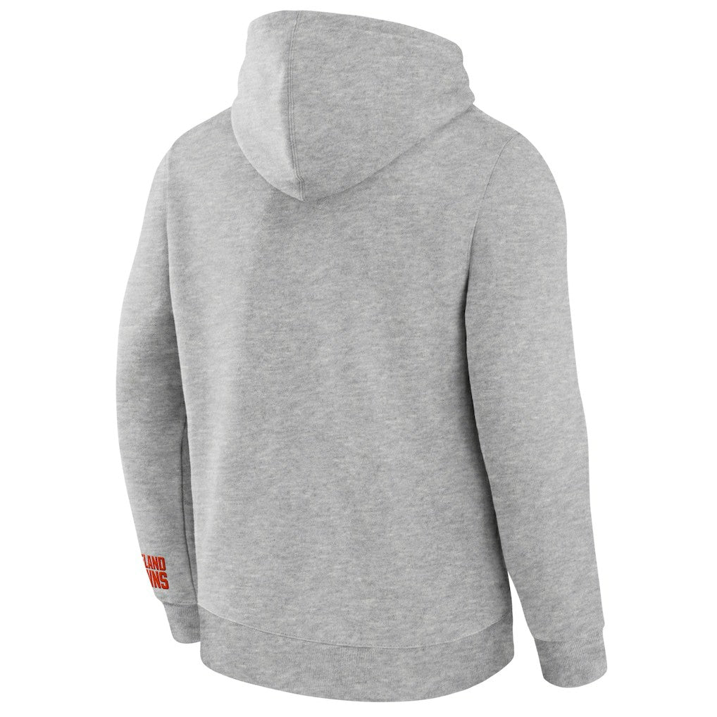 Cleveland Browns Legacy Fleece Pullover Hoodie Heather Gray | Fanatics