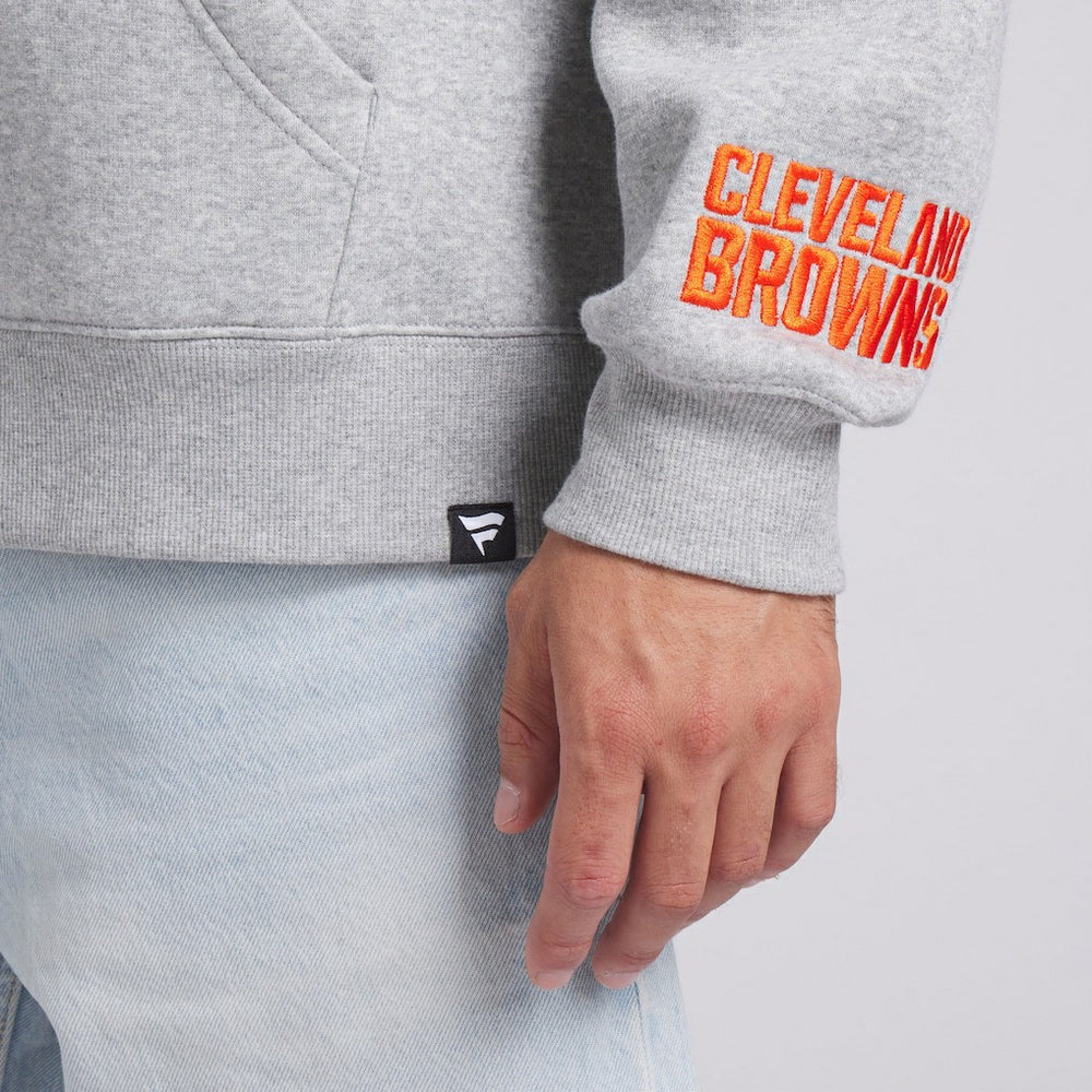 Cleveland Browns Legacy Fleece Pullover Hoodie Heather Gray | Fanatics