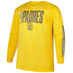 San Diego Padres Profile Big & Tall Two-Hit Long Sleeve T-Shirt - MLB