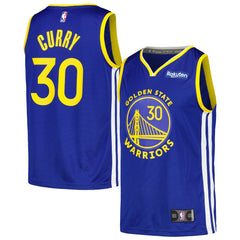 Stephen Curry Golden State Warriors Fast Break Player Badge Jersey Royal - NBA