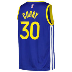 Stephen Curry Golden State Warriors Fast Break Player Badge Jersey Royal - NBA
