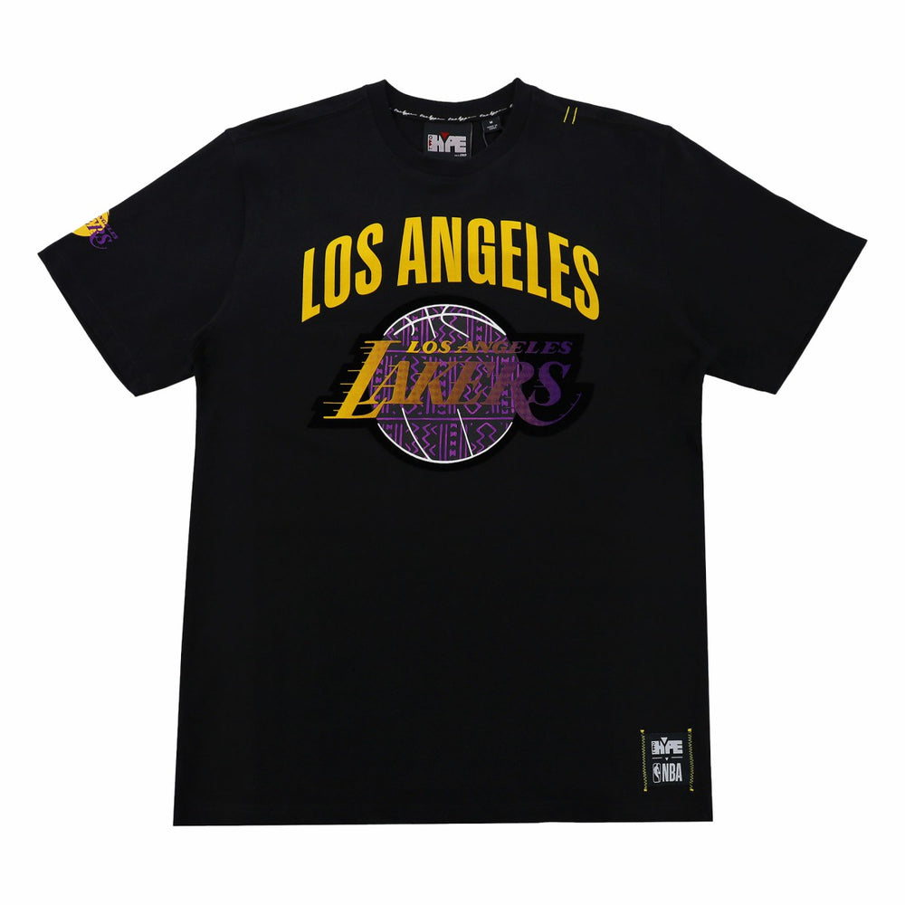 Los Angeles Lakers NBA x Two Hype Unisex Culture & Hoops T-Shirt - Black - NBA