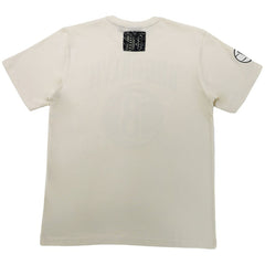 Brooklyn Nets NBA x Two Hype Unisex Culture & Hoops T-Shirt - Cream - NBA