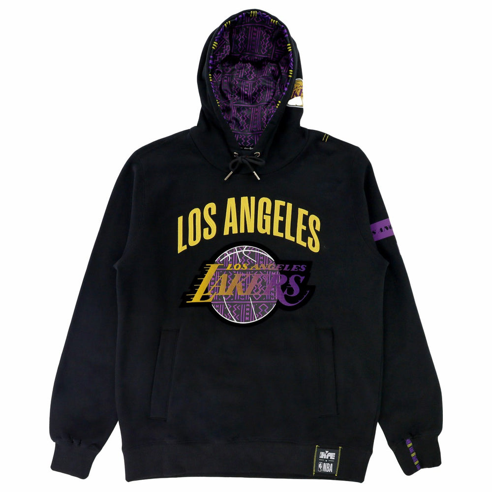 Los Angeles Lakers NBA x Two Hype Unisex Culture & Hoops Heavyweight Pullover Hoodie - Black - NBA