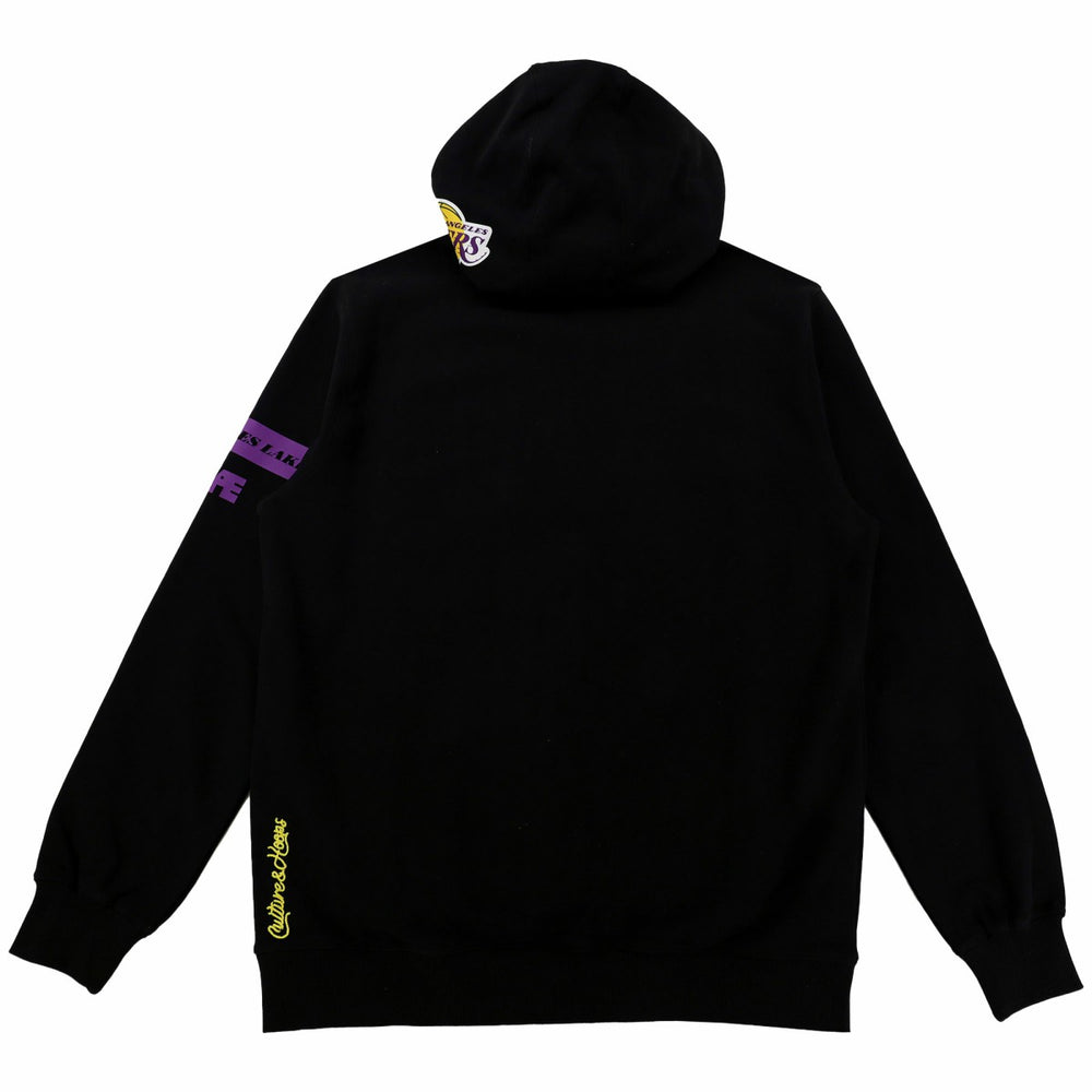 Los Angeles Lakers NBA x Two Hype Unisex Culture & Hoops Heavyweight Pullover Hoodie - Black - NBA