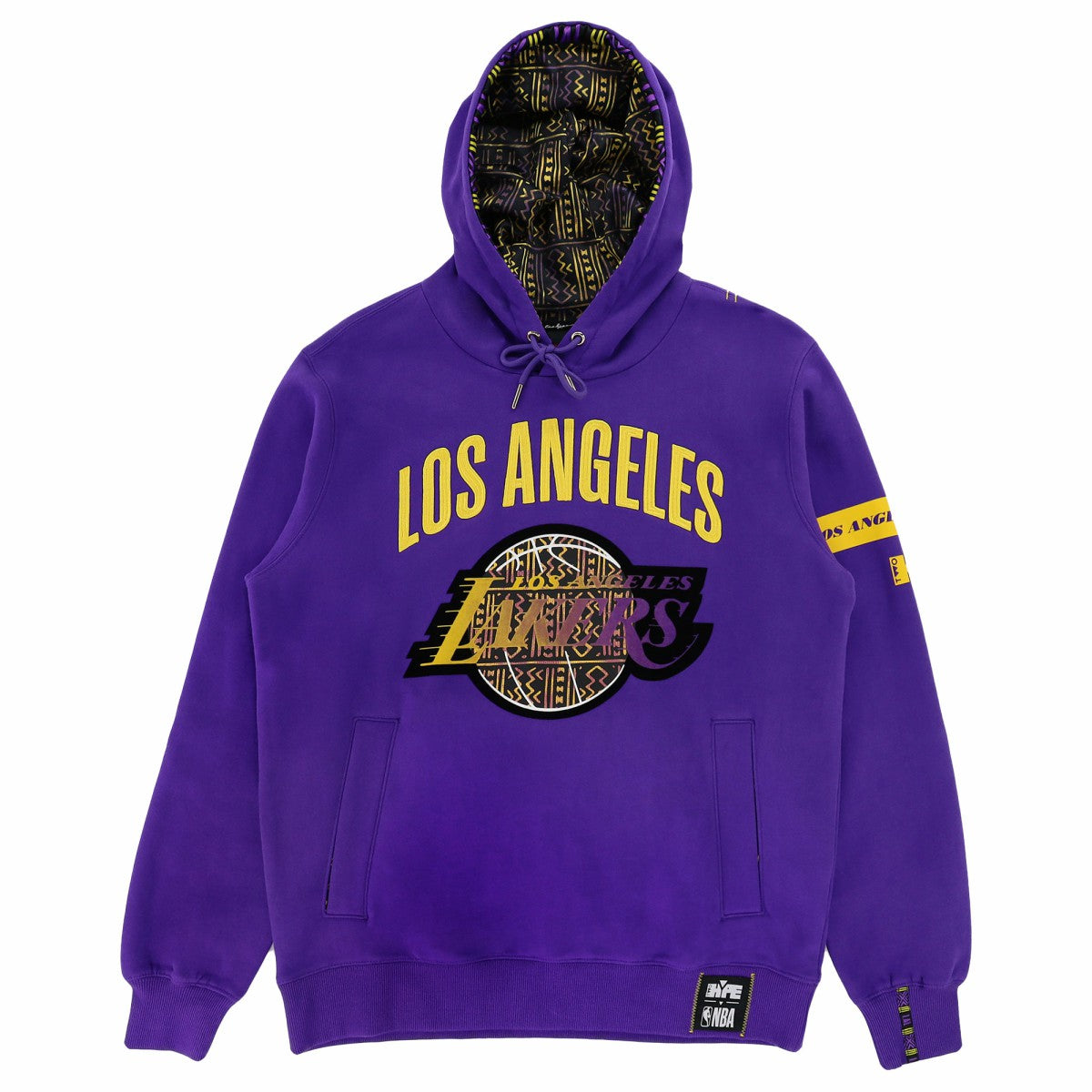 Los Angeles Lakers NBA x Two Hype Unisex Culture & Hoops Heavyweight Pullover Hoodie - Purple - NBA