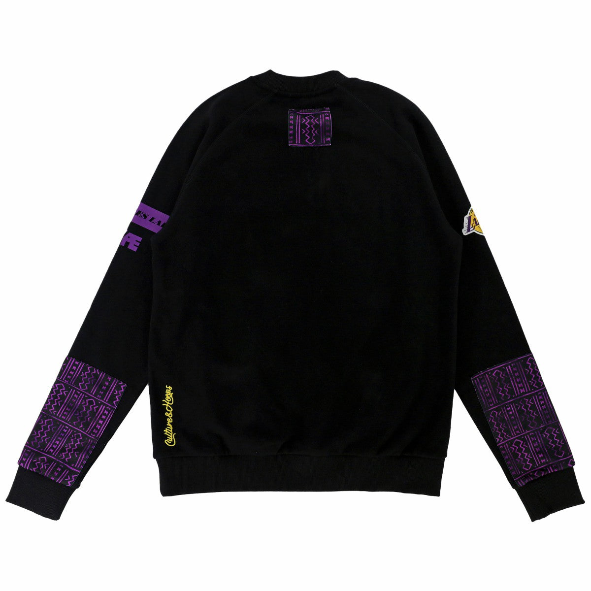 Los Angeles Lakers NBA x Two Hype Unisex Culture & Hoops Heavyweight Pullover Sweatshirt - Black - NBA