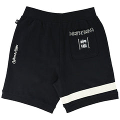 Brooklyn Nets NBA x Two Hype Unisex Culture & Hoops Premium Classic Fleece Shorts - Black - NBA