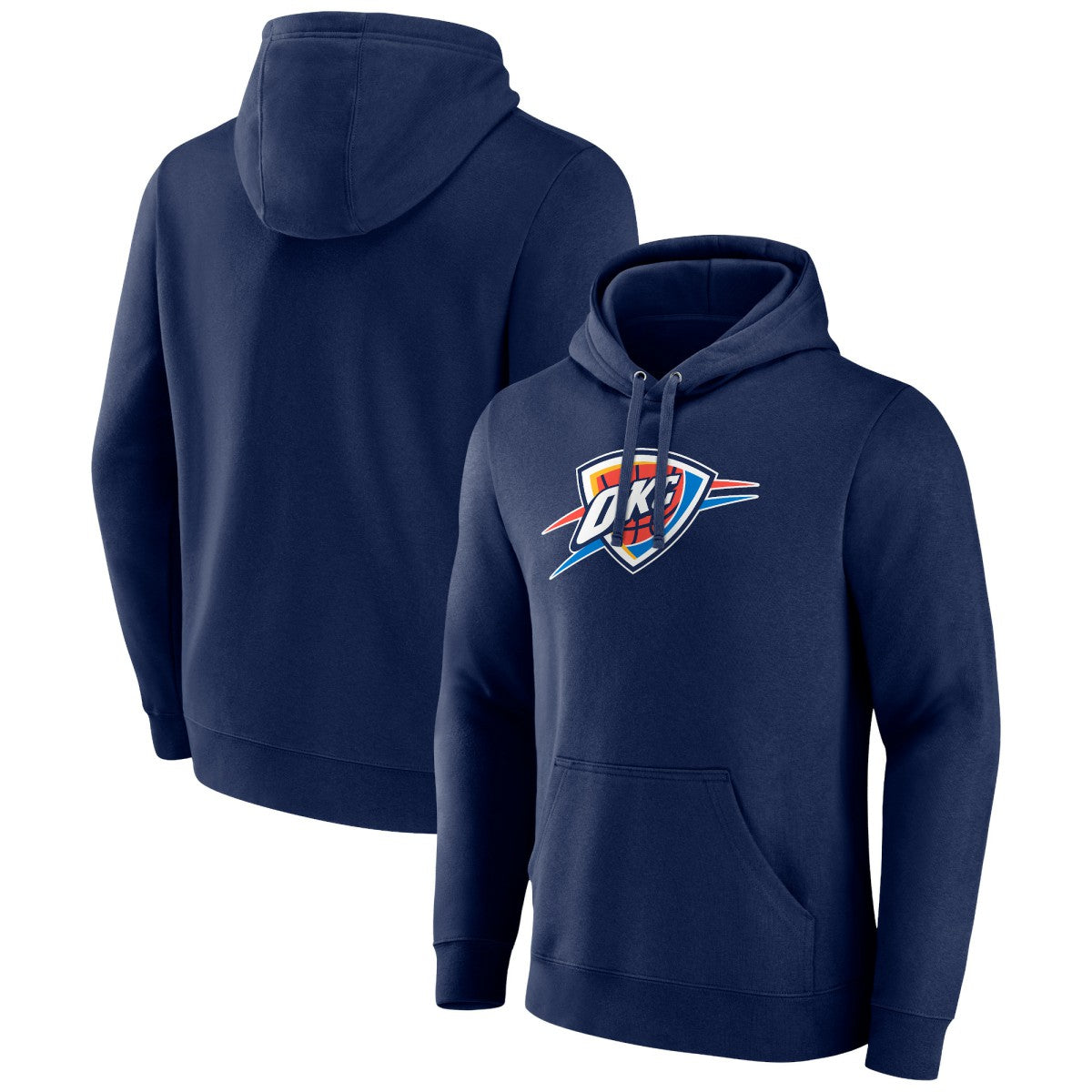 Oklahoma City Thunder Primary Logo Pullover Hoodie Navy - NBA