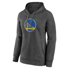 Golden State Warriors Women's Primary Logo Pullover Hoodie Charcoal - NBA