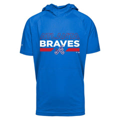 Atlanta Braves Levelwear City Connect Phase No Hitter Short Sleeve Pullover Hoodie - MLB