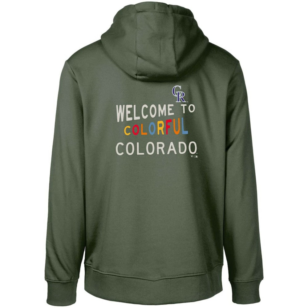 Colorado Rockies Levelwear City Connect Podium Core 2.0 Pullover Hoodie - MLB