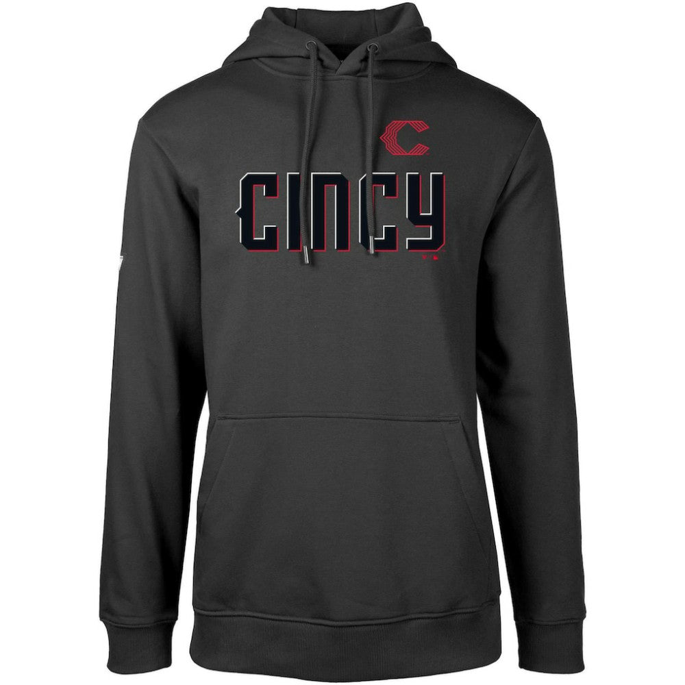 Cincinnati Reds Levelwear City Connect Podium Core Logo Pullover Hoodie - MLB
