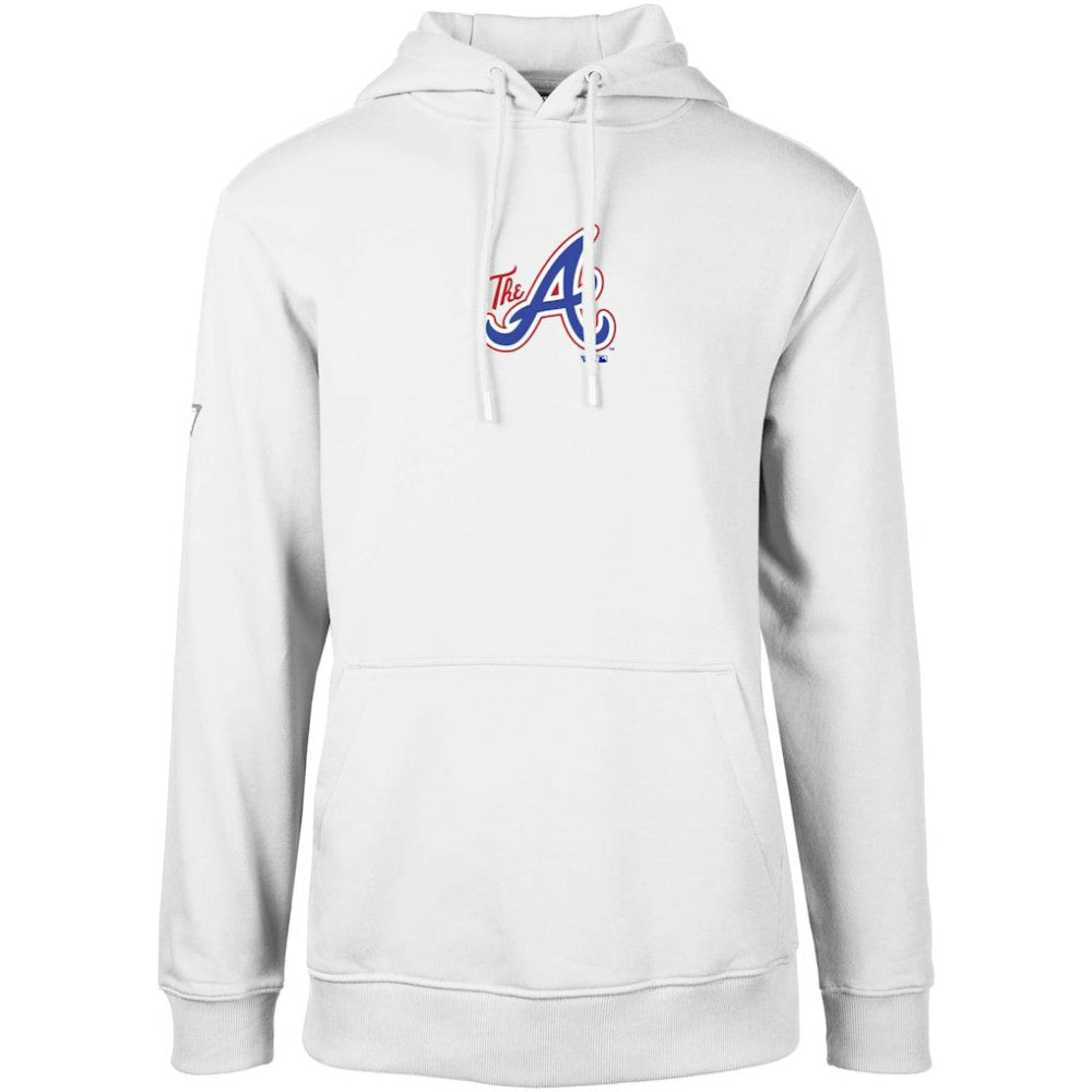 Atlanta Braves Levelwear City Connect Podium Core Logo Pullover Hoodie - MLB