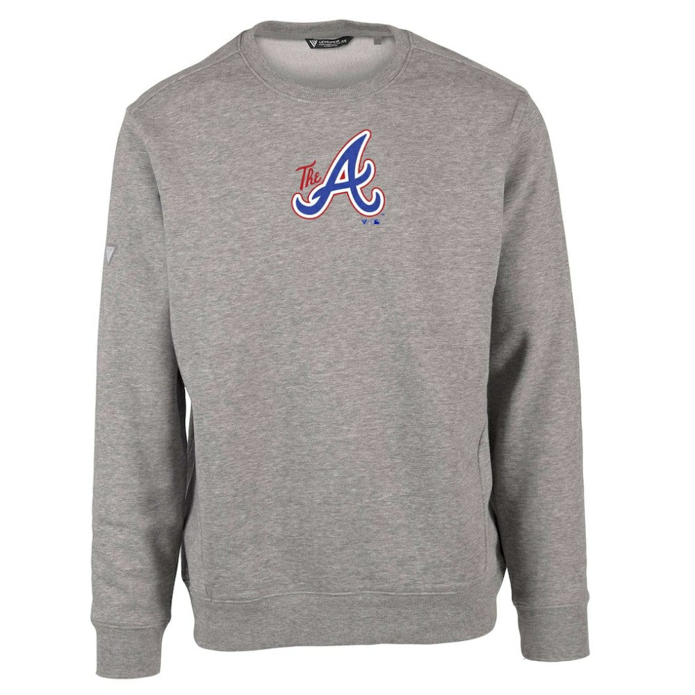 Atlanta Braves Levelwear City Connect Zane Core Logo Pullover Sweatshirt - MLB