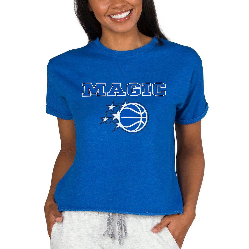 Orlando Magic Concepts Sport NBA Women's Concepts Mainstream Terry SS Top Royal - NBA