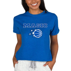 Orlando Magic Concepts Sport NBA Women's Concepts Mainstream Terry SS Top Royal - NBA