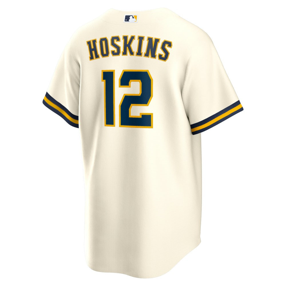 Rhys Hoskins Milwaukee Brewers Nike Home Replica Player Jersey - MLB