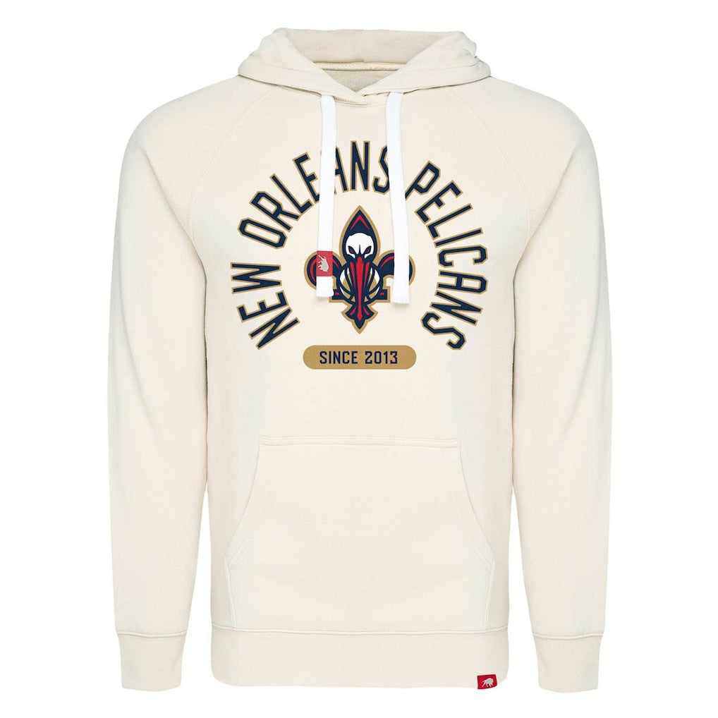 New Orleans Pelicans Sportiqe Unisex Olsen Raglan Tri-Blend Pullover Hoodie Cream - NBA