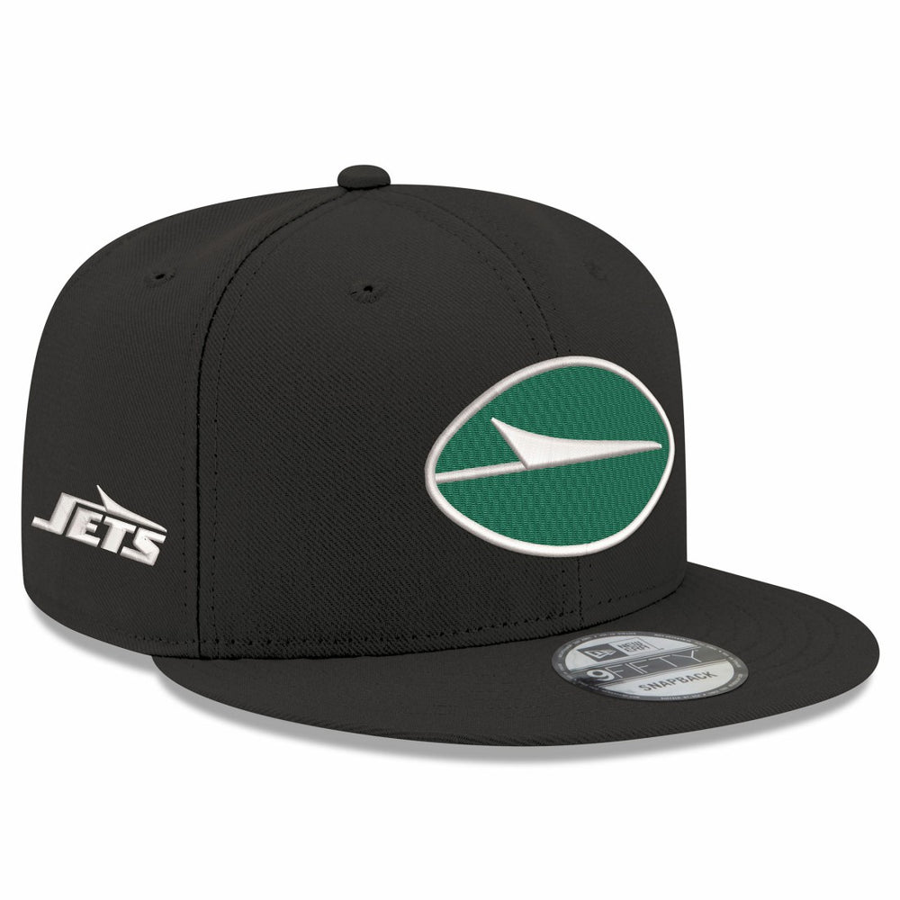 New York Jets New Era Standard 9FIFTY Snapback Hat Black | NFL