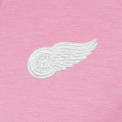 Detroit Red Wings Antigua Women's White Logo Mentor Quarter-Zip Jacket - Pink - NHL