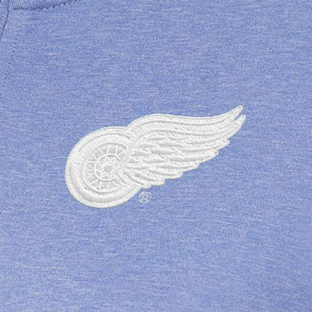 Detroit Red Wings Antigua Women's White Logo Mentor Quarter-Zip Jacket - Lavender - NHL