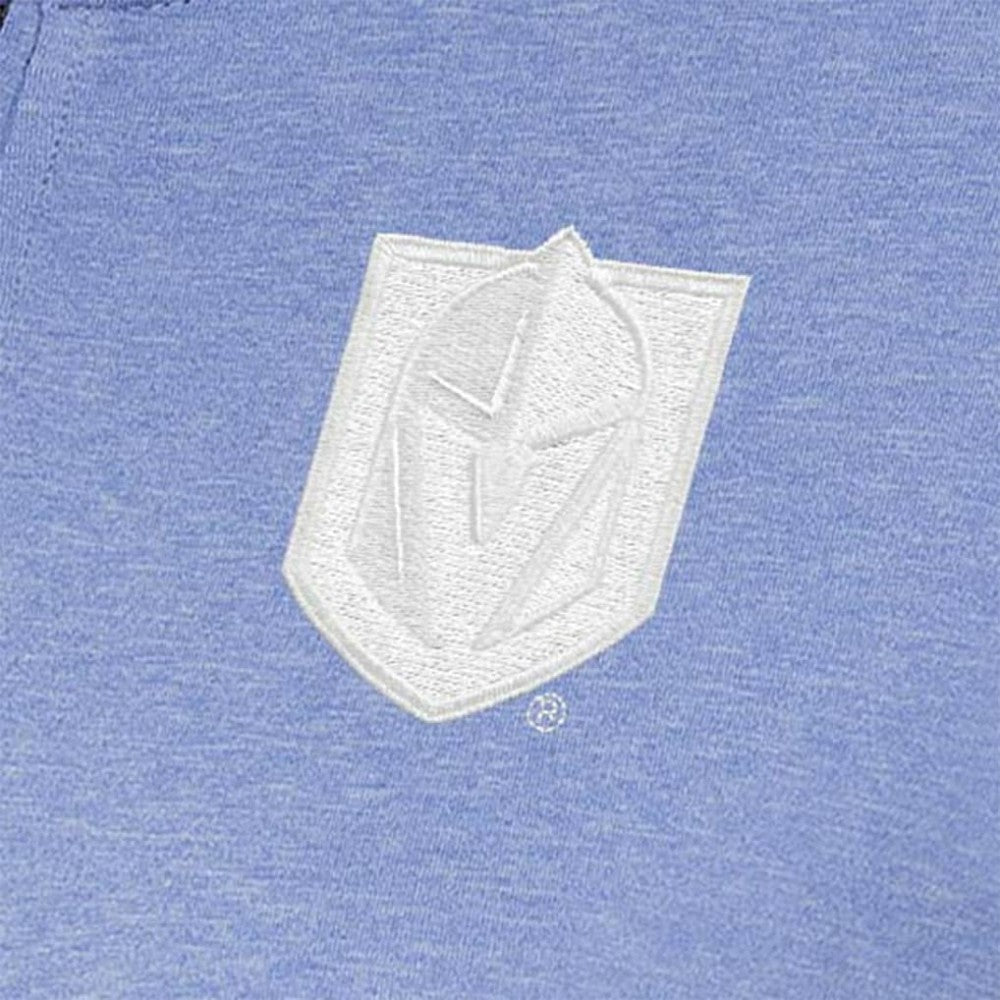 Vegas Golden Knights Antigua Women's White Logo Mentor Quarter-Zip Jacket - Lavender - NHL