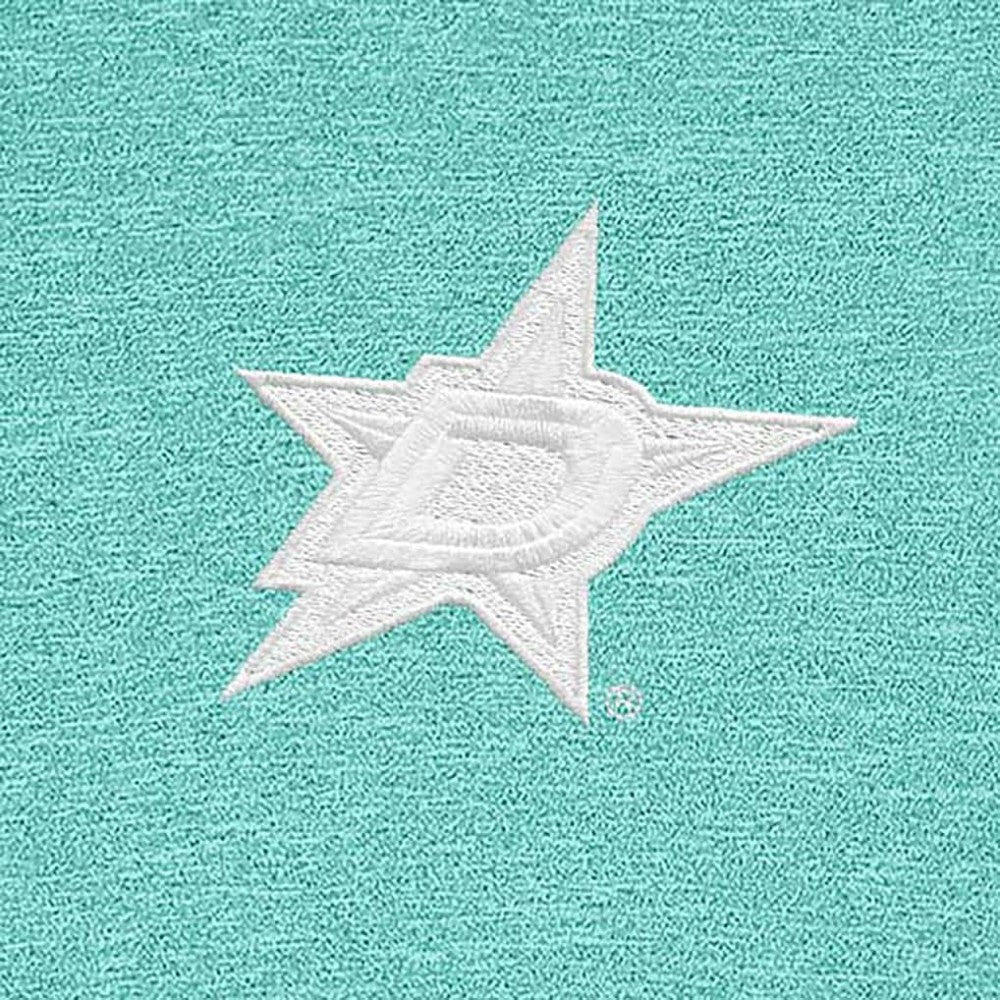 Dallas Stars Antigua White Logo Hunk Quarter-Zip Pullover - Mint - NHL