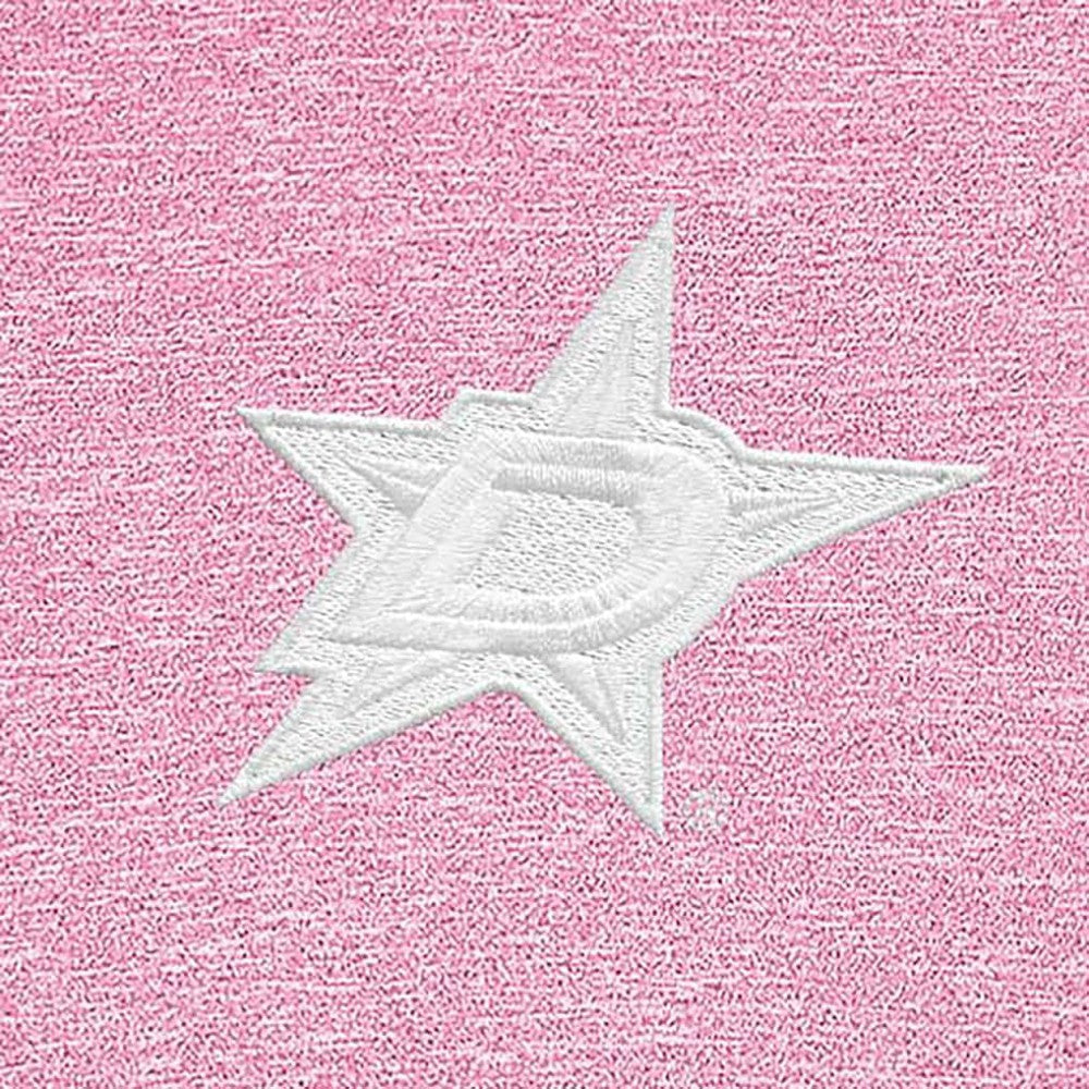 Dallas Stars Antigua White Logo Hunk Quarter-Zip Pullover - Pink - NHL