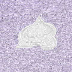 Colorado Avalanche Antigua White Logo Hunk Quarter-Zip Pullover - Lavender - NHL