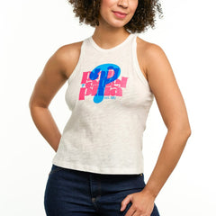 Philadelphia Phillies Lusso Women's Lourdes Tank Top - MLB