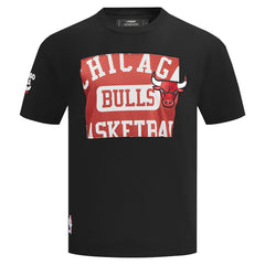 Chicago Bulls Pro Standard Made To Play Drop Shoulder T-Shirt Black - NBA