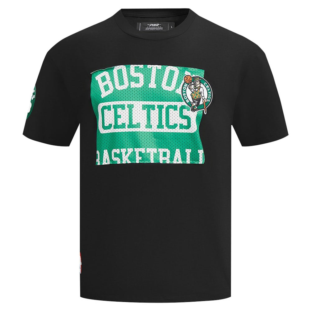 Boston Celtics Pro Standard Made To Play Drop Shoulder T-Shirt Black - NBA