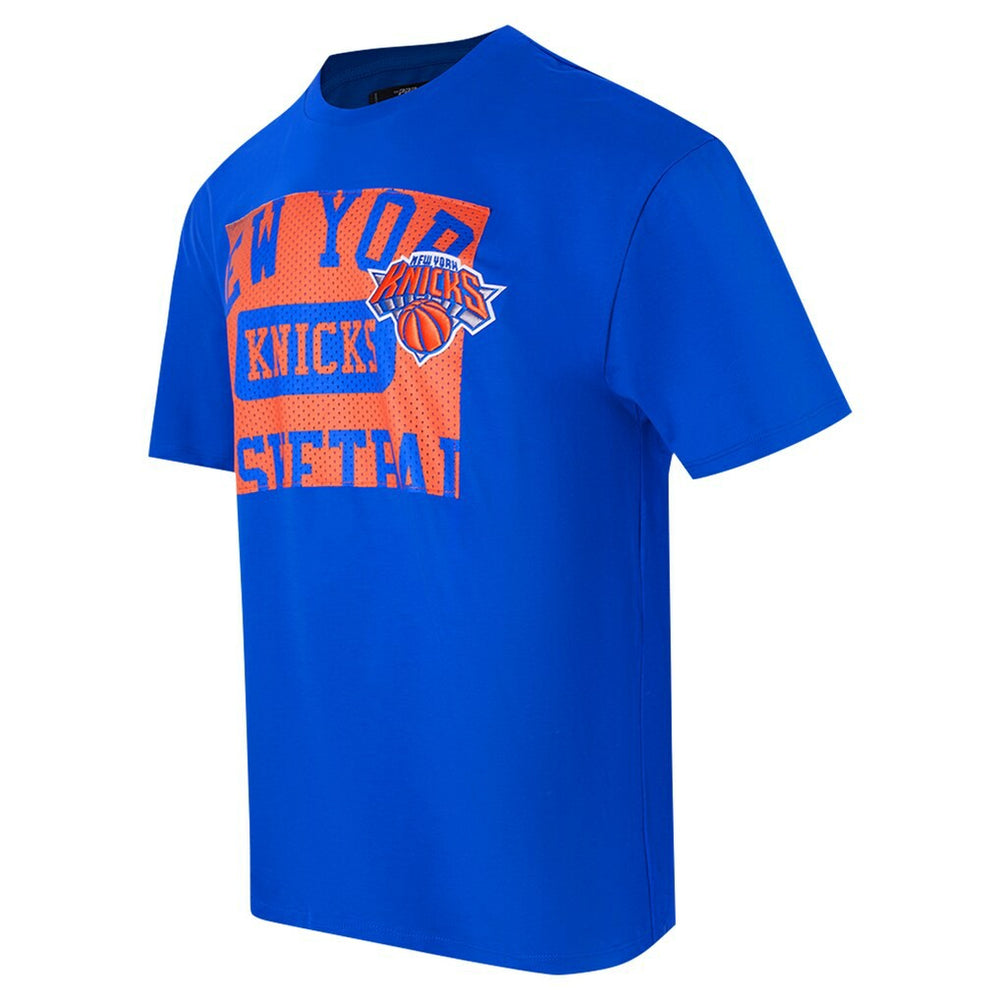 New York Knicks Pro Standard Made To Play Drop Shoulder T-Shirt Royal - NBA
