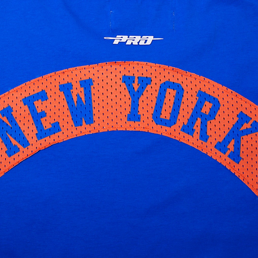 New York Knicks Pro Standard Made To Play Drop Shoulder T-Shirt Royal - NBA