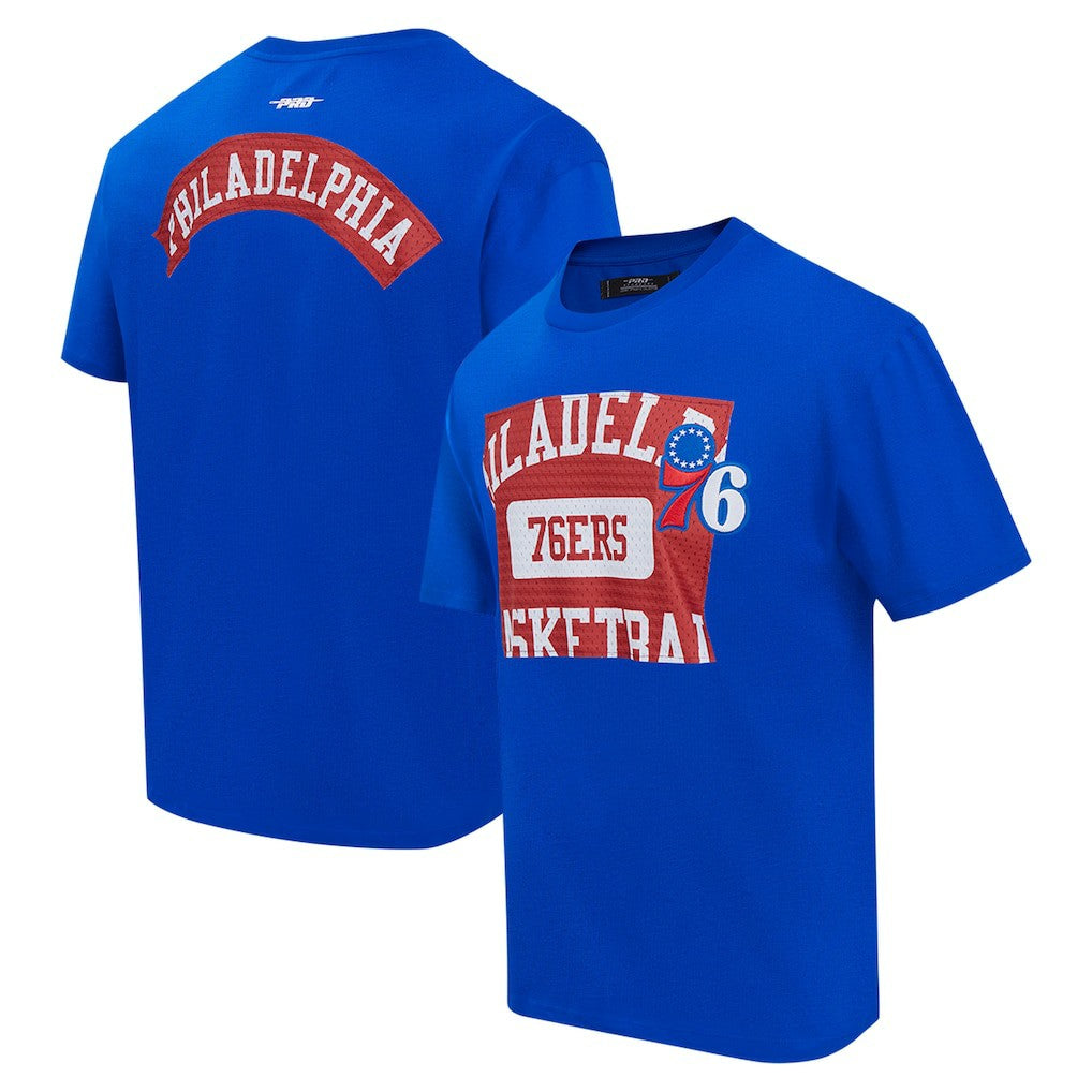 Philadelphia 76ers Pro Standard Made To Play Drop Shoulder T-Shirt Royal - NBA
