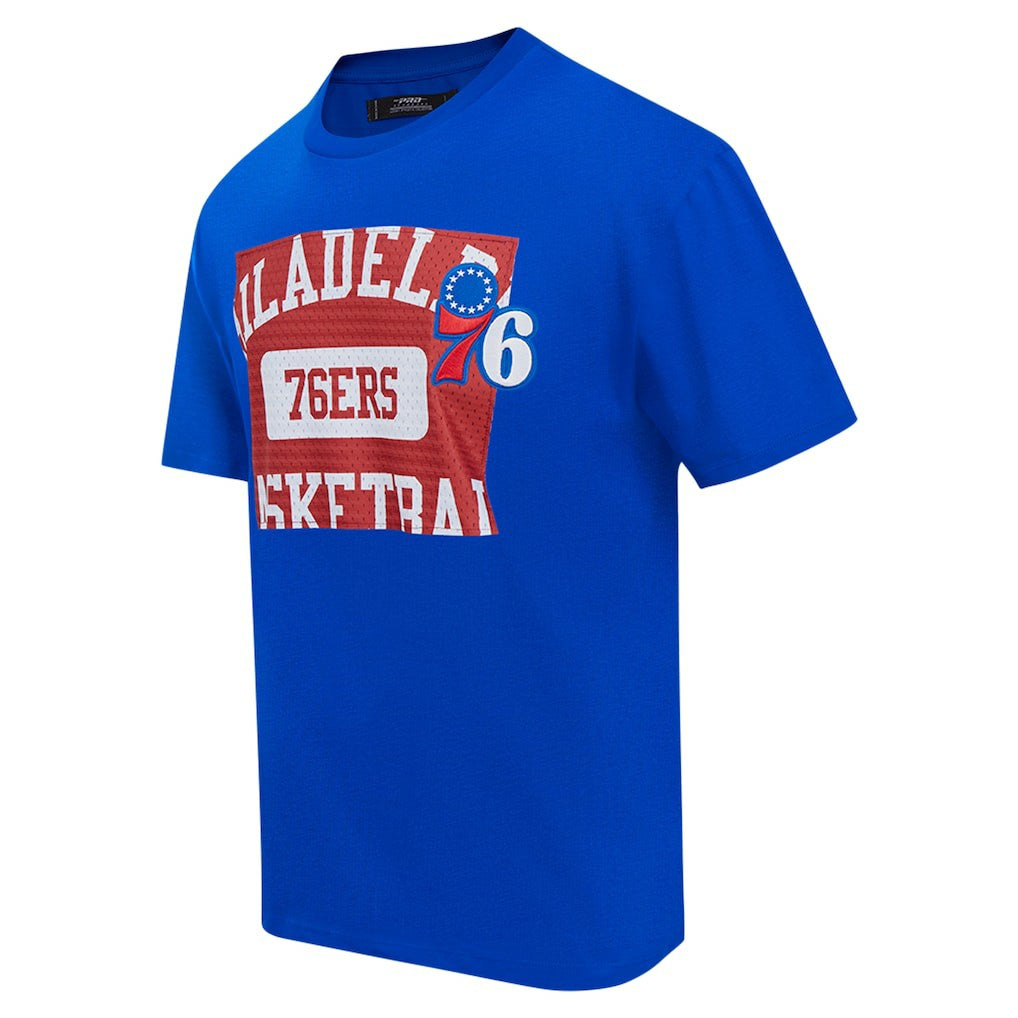 Philadelphia 76ers Pro Standard Made To Play Drop Shoulder T-Shirt Royal - NBA