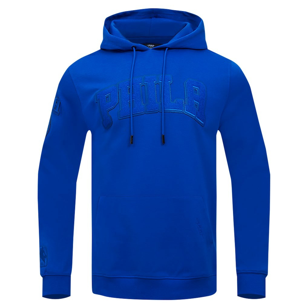 Philadelphia 76ers Pro Standard Triple Tonal DK Pullover Hoodie Jacket Royal - NBA