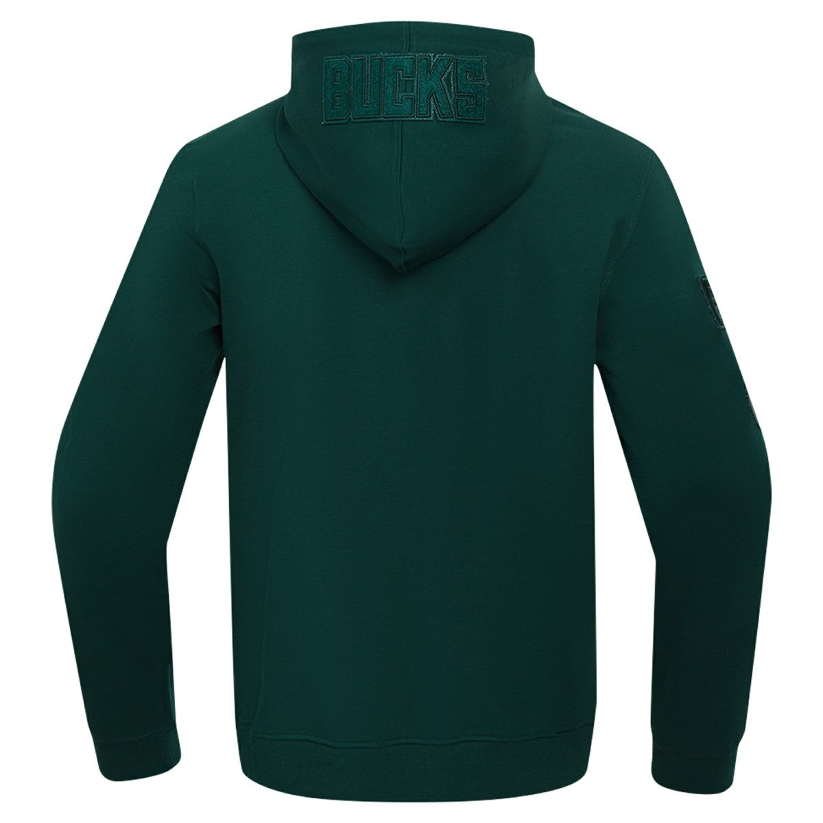 Milwaukee Bucks Pro Standard Triple Tonal DK Full-Zip Hoodie Jacket Hunter Green - NBA