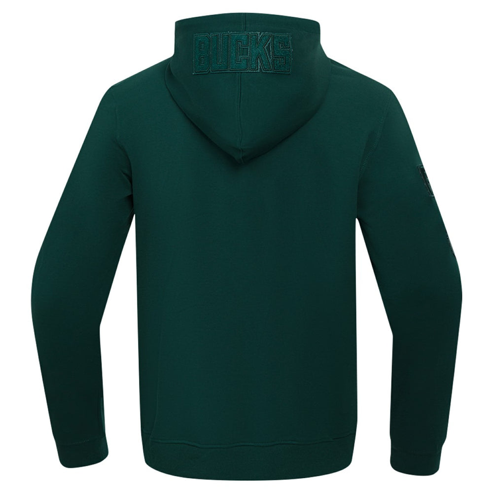 Milwaukee Bucks Pro Standard Triple Tonal DK Full-Zip Hoodie Jacket Hunter Green - NBA