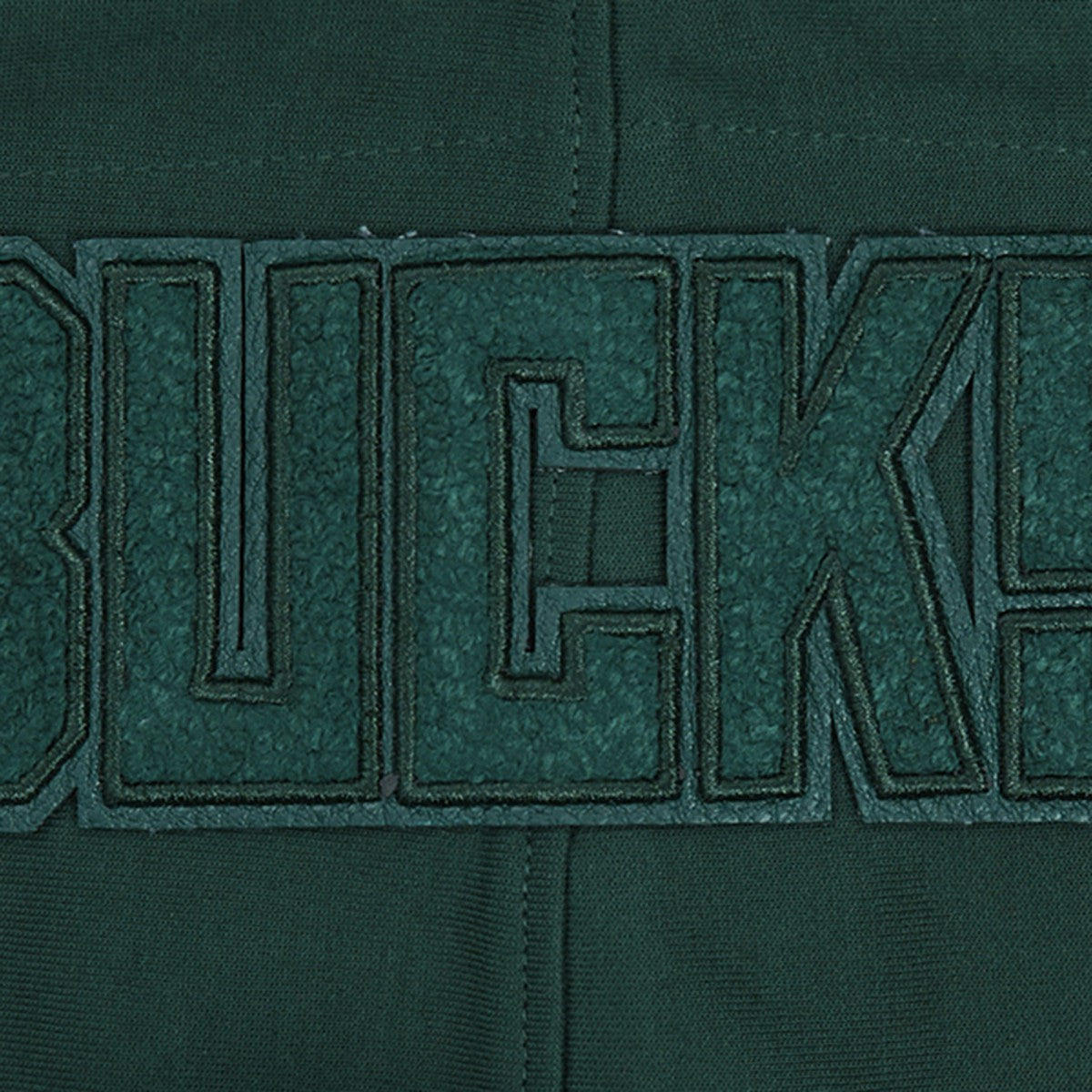 Milwaukee Bucks Pro Standard Triple Tonal DK Full-Zip Hoodie Jacket Hunter Green - NBA