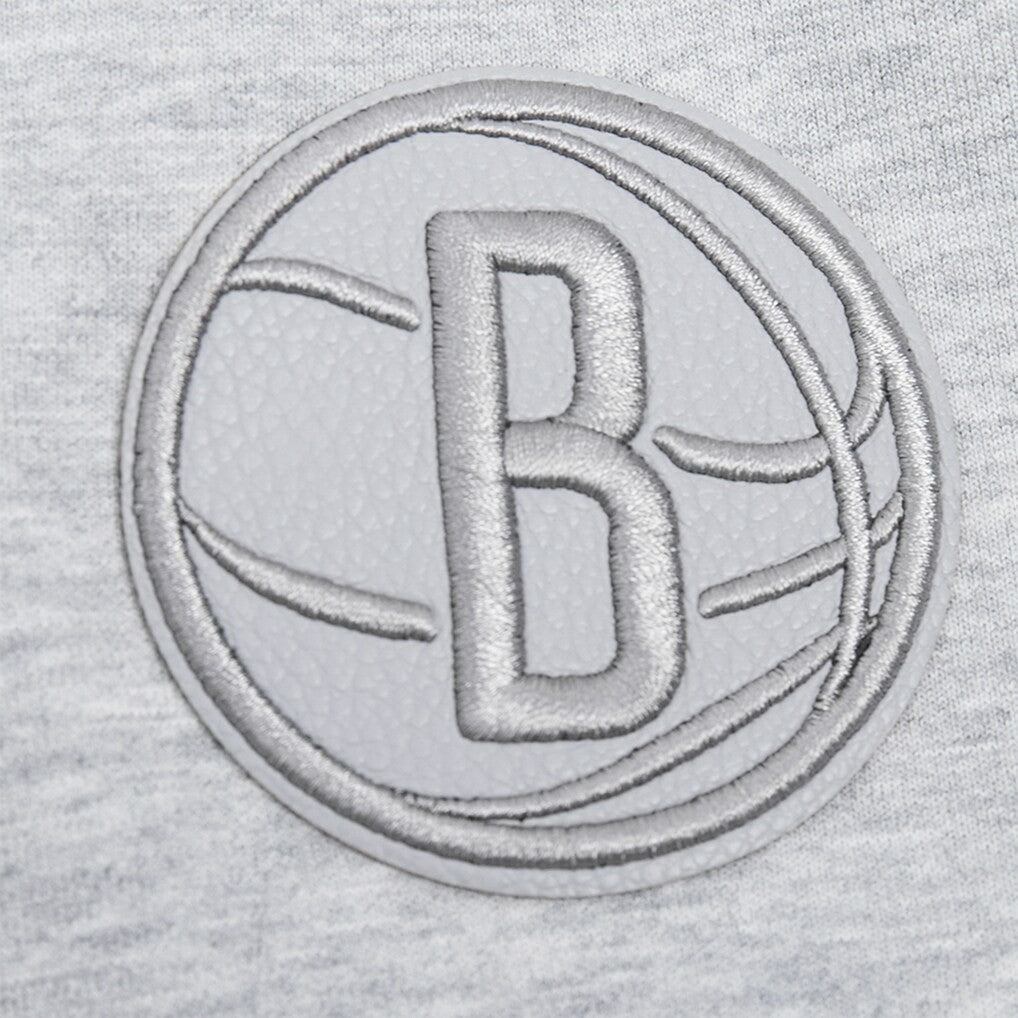 Brooklyn Nets Pro Standard Women's Triple Tonal Full-Zip Hoodie Heather Gray - NBA