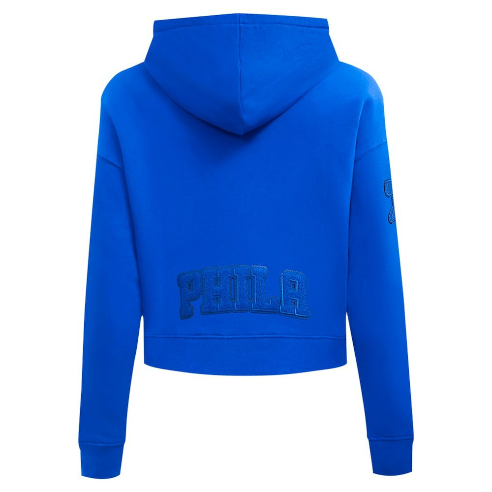 Philadelphia 76ers Pro Standard Women's Triple Tonal Full-Zip Hoodie Royal - NBA