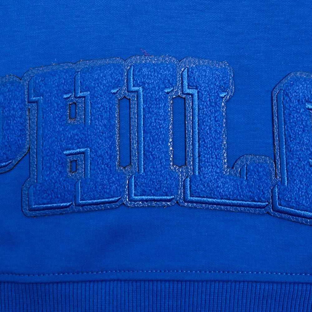 Philadelphia 76ers Pro Standard Women's Triple Tonal Full-Zip Hoodie Royal - NBA