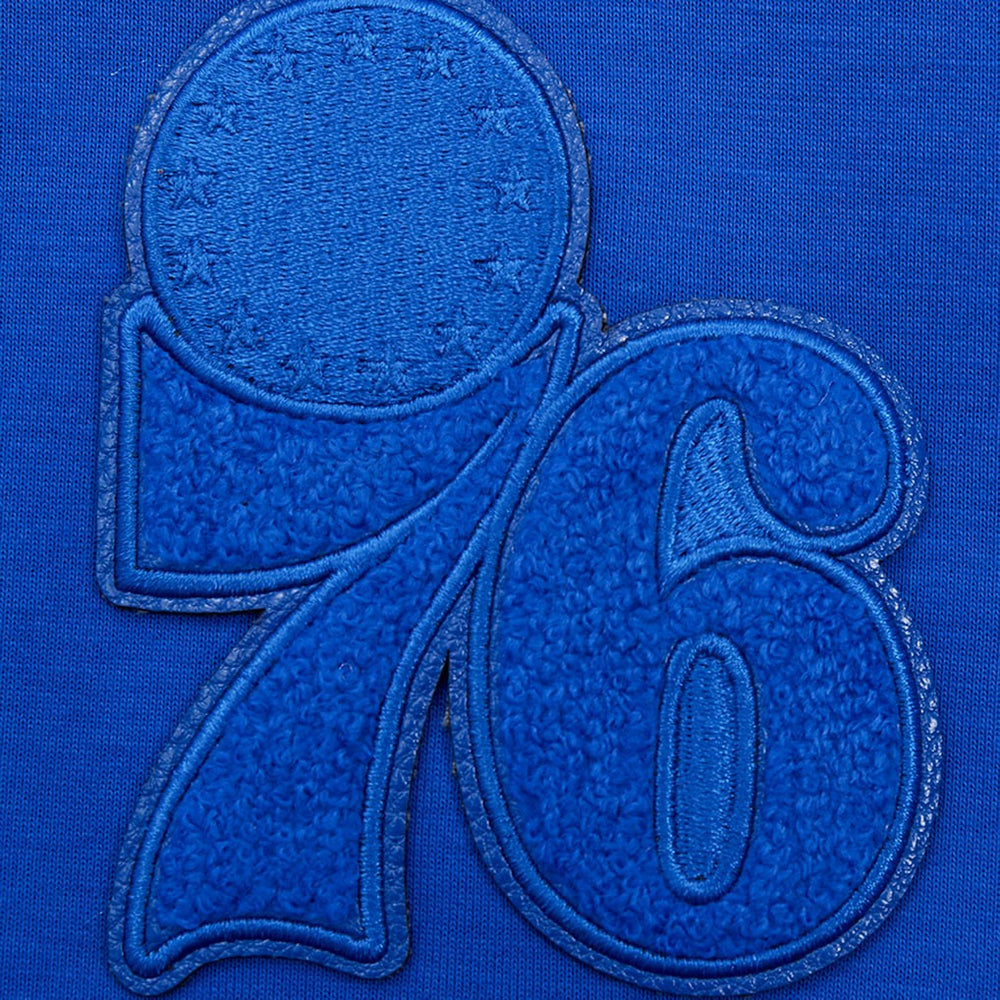 Philadelphia 76ers Pro Standard Women's Triple Tonal Full-Zip Hoodie Royal - NBA