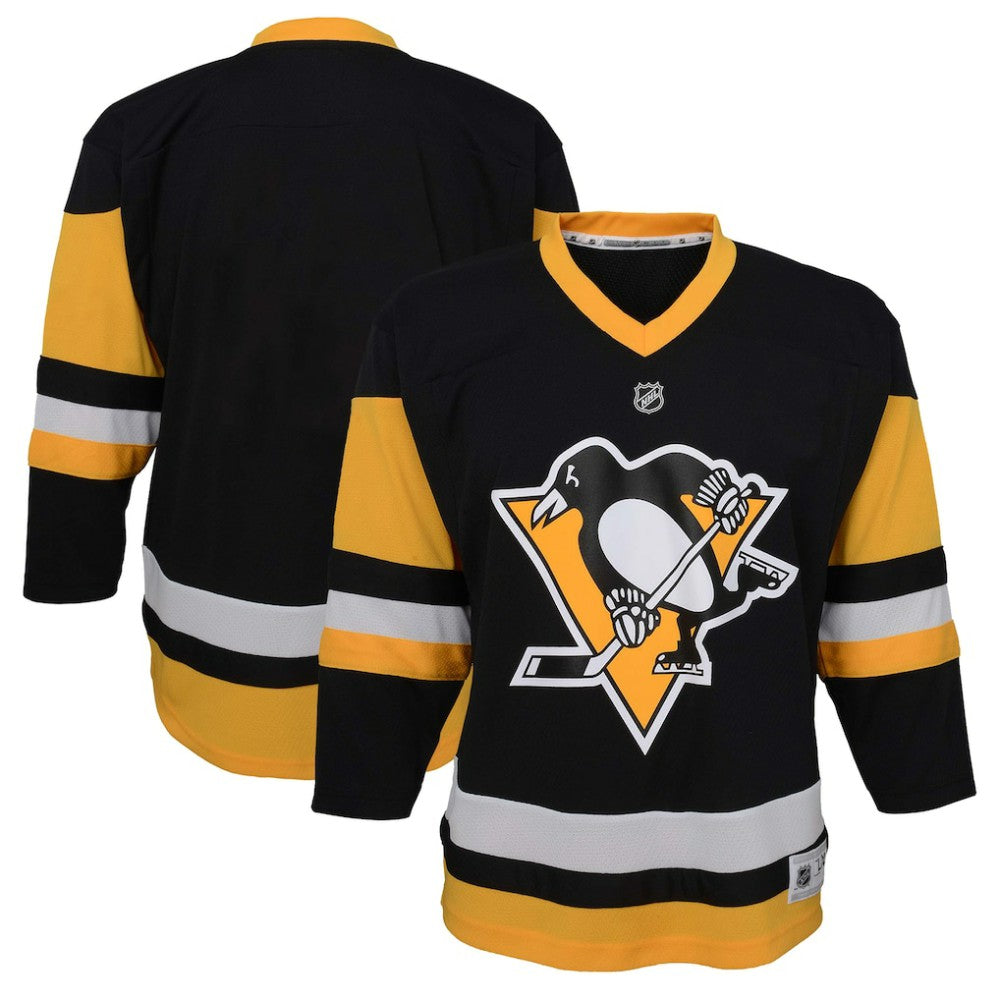 Pittsburgh Penguins Youth Home Replica Jersey - Black - NHL