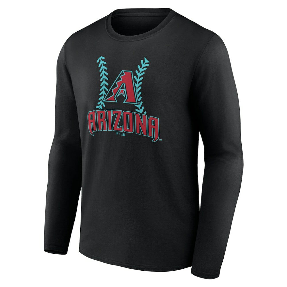 Arizona Diamondbacks Personalized Name & Number Fastball Long Sleeve T-Shirt - MLB