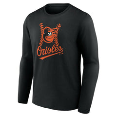 Baltimore Orioles Personalized Name & Number Fastball Long Sleeve T-Shirt - MLB