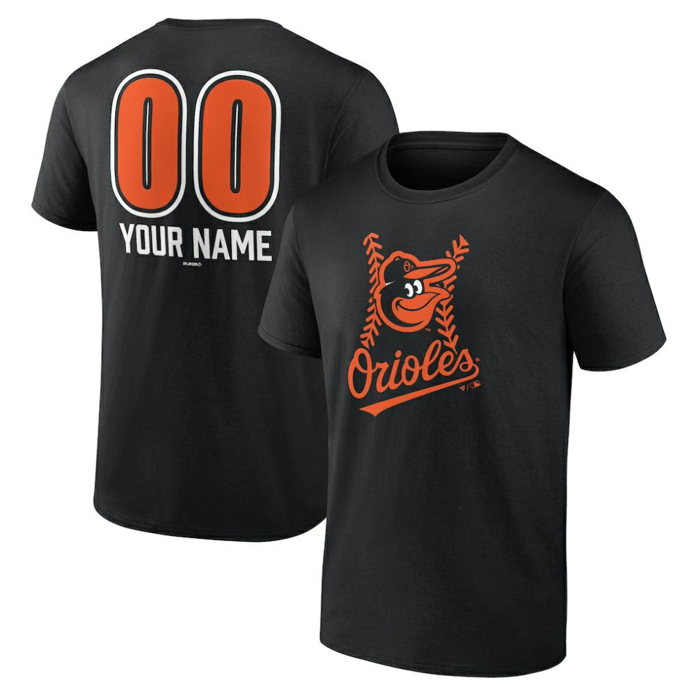 Baltimore Orioles Personalized Name & Number Fastball T-Shirt - MLB